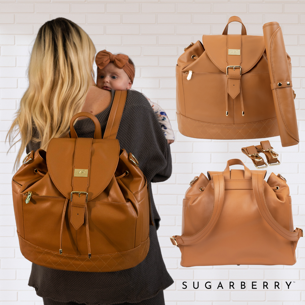 Redefining Motherhood Convenience: Sugarberry's Trendsetting Diaper Bag Backpack for 2024!